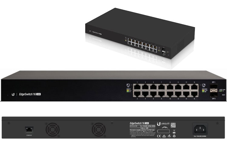 Ubiquiti EdgeSwitch 16 (150W Model)<br><font color=red>Этот товар снят с продажи</font><br> o-t-s.ru