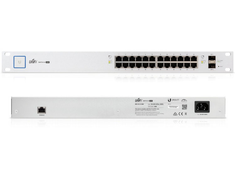 Ubiquiti UniFi Switch 24 (250W Model)<br><font color=red>Этот товар снят с продажи</font><br> o-t-s.ru