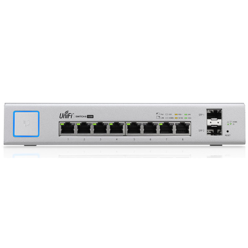 Ubiquiti UniFi Switch 8 (150W Model)<br><font color=red>Этот товар снят с продажи</font><br> o-t-s.ru